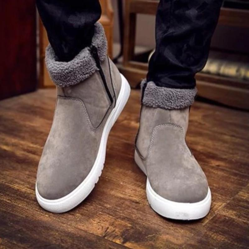 Men's winter warm and velvet snow boots